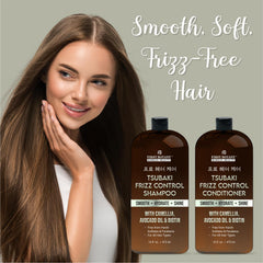 Acondicionador First Botany en botella, cabello suave y brillo natural