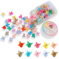 Clips FLAREANN mariposa mini para bebé: seguridad y suavidad que cuidan el cabello.
