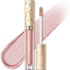 FOCALLURE Barra labios metalica, primer plano, acabado brillo intenso para labios llamativos.