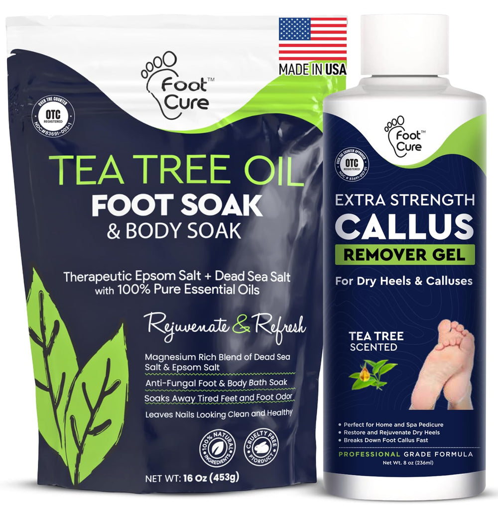 Foot Cure kit pies té árbol: spa en casa para pies relajados