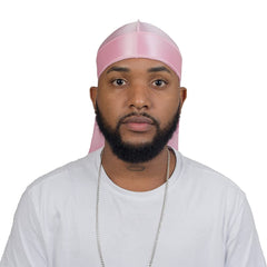 Gorro satén ForceWave rosa, modelo para ondas definidas