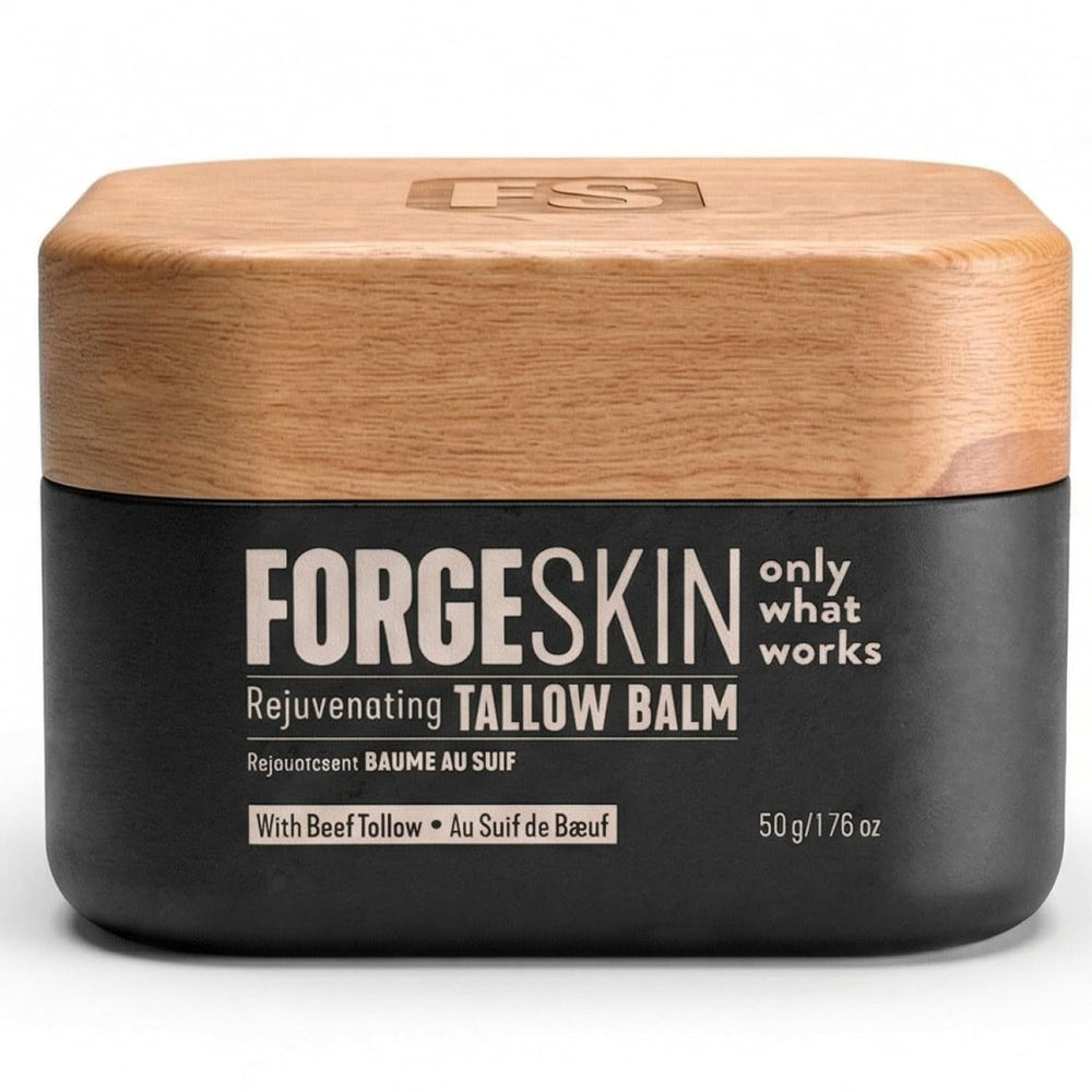 Forge Skin bálsamo de sebo de vaca: cuidado facial para una piel suave.