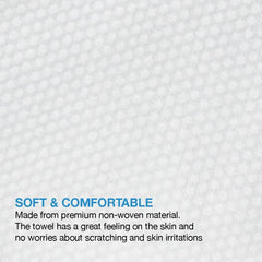 ForPro Professional Collection: toalla desechable para cabello, cara y cuerpo.