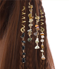 FRDTLUTHW accesorios de cabello cristal para dreadlocks, ideales para looks brillantes