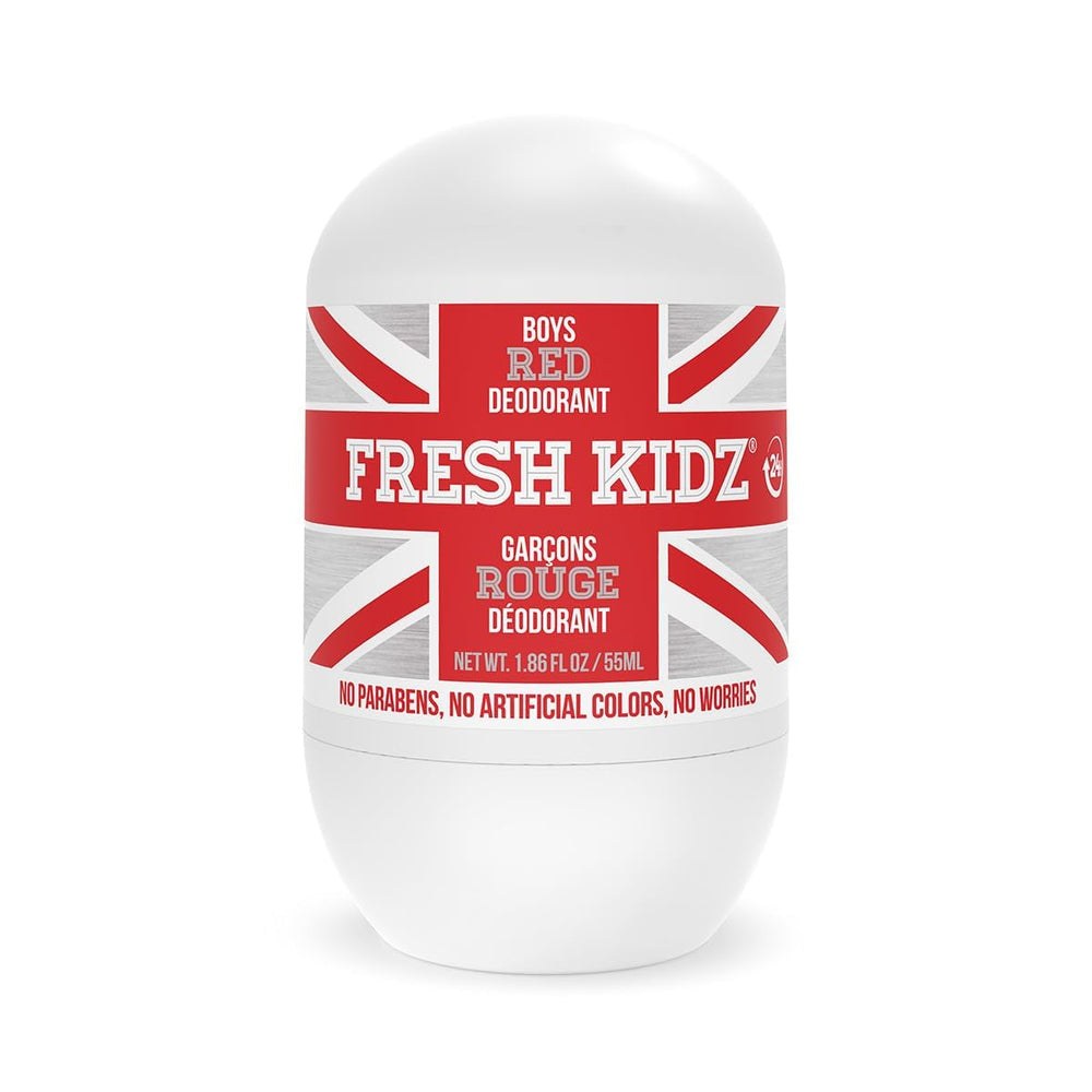 Fresh Kidz Rojo frasco: protección diaria suave para piel sensible.