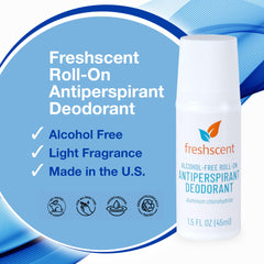 Freshscent desodorante sin alcohol, paquete de 96 unidades para conveniencia.