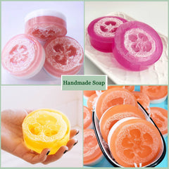 Rodajas orgánicas de luffa FRTIM para exfoliar el cuerpo en la ducha