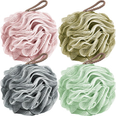 Fu Store esponja lufa, 4 colores, exfolia suavemente durante la ducha