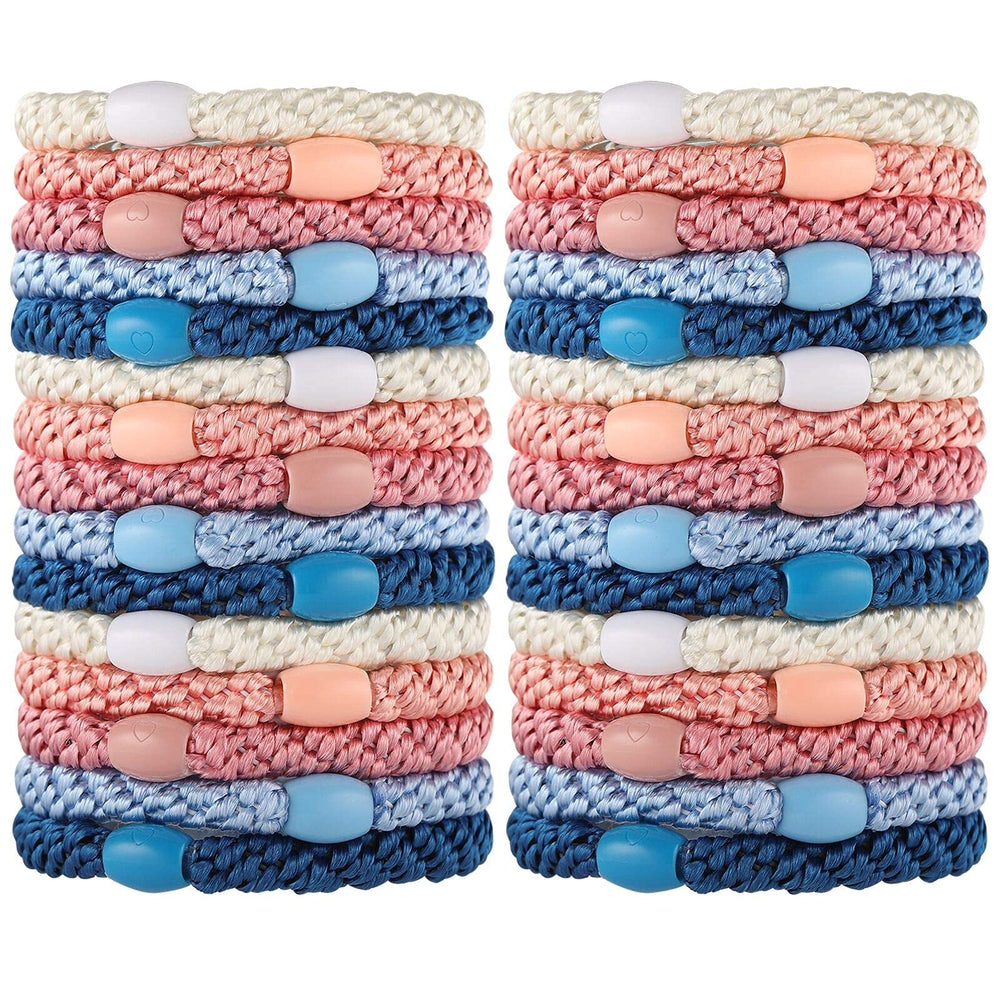 Lazos Funtopia de 30 piezas en colores vivos para peinados sin daño