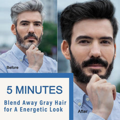 Fvquhvo aplicación rápida en barba y cabello seco, color uniforme en minutos