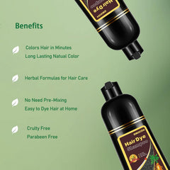 Fvquhvo tintura de cafe champú: aplicación suave y cremosa para canas