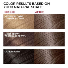 Fvquhvo tintura de cafe champú: cabello brillante tono uniforme tras la aplicación
