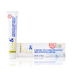 F&W crema iluminadora original en frasco de 50 g para uso diario.