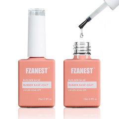 FZANEST BaseGel 2 piezas en botella: fortalecimiento de uñas.