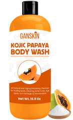 Jabón Kojico de Ganskin en botella para uso diario en la ducha