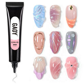 GAOY 3D Nail Gel, tubo claro para modelado en 3D de uñas