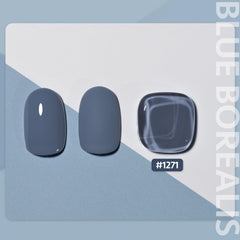 GAOY Azul Borealis: aplicación de 2 capas para un color intenso en casa.