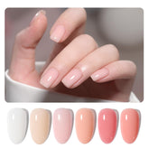 GAOY base goma 6 colores para uñas naturales y duraderas