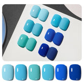 GAOY esmalte gel azul marino con acabado brillante para uñas.