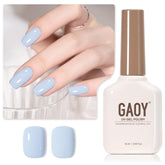 GAOY esmalte gel azul pastel 16 ml para manicura en casa.