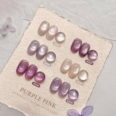 GAOY esmalte gel con brillos en 6 colores para uñas duraderas