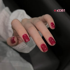 GAOY Esmalte gel glitter rojo, concentración de curado UV, rápido y seguro