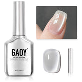 GAOY Esmalte gel ojo de gato vidrioso para un brillo translúcido