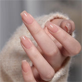 GAOY Esmalte Gel tono natural en botella translúcida para look suave diario