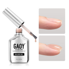 GAOY gel de construcción para uñas en bote de 16 ml, adherencia mejorada