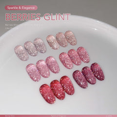 GAOY Glitter Jelly Gel rojo: acabado glamoroso para fiestas.