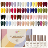 GAOY kit de 42 piezas de esmalte gel para manicura en casa.