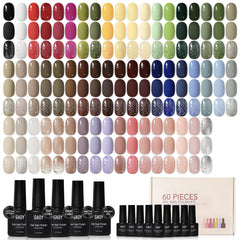 GAOY paleta de 55 colores gel para uñas, variedad para todos los estilos.
