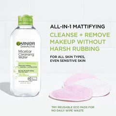 Garnier: discos de algodón para desmaquillar ojos y piel con suavidad