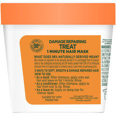 Cabello brillante y saludable gracias a la papaya de Garnier Fructis.