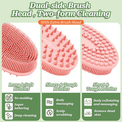 GEENOA mango-ergonómico-antideslizante facilita el manejo durante la ducha.