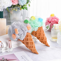 Geiserailie esponja baño helado de tamaño 20x12 cm para espuma rica.