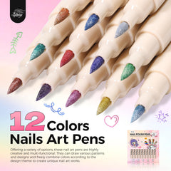 GELLAKTIK lapices uñas, colección metalizados, muestra colores vibrantes para diseños llamativos.