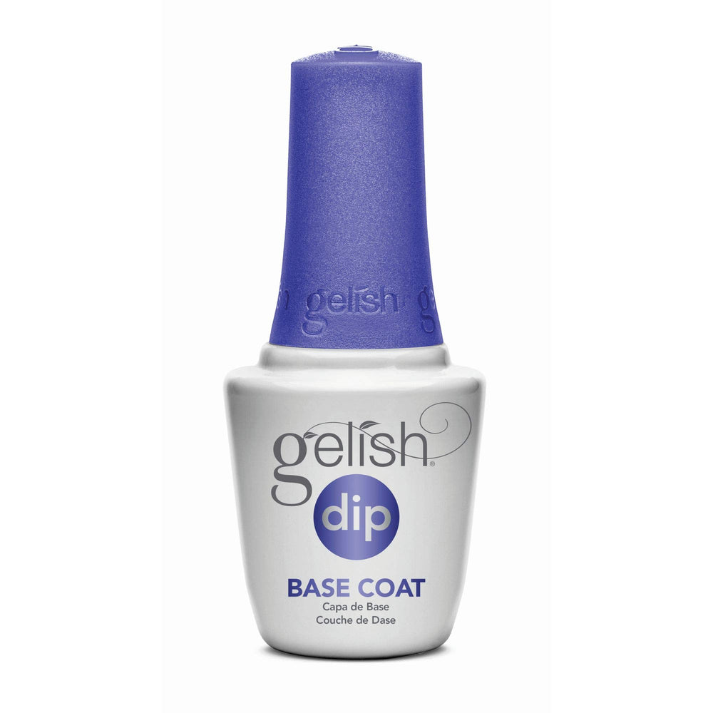 Gelish capa-base-dip para inmersión ofrece acabado suave y uniforme.