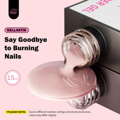 Gellaktik Builder Gel apex-curva para uñas bien estructuradas.