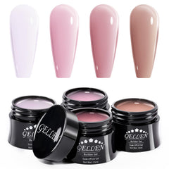 Gellen Builder Gel Kit con cuatro tonos naturales para extensiones duraderas