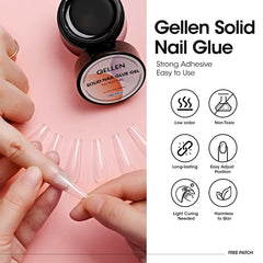 GELLEN ingredientes saludables, olor suave para uñas y piel.