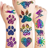 Tatuajes temporales de guepardo Generic, ideales para fiestas temáticas divertidas.