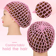 Geyoga snood de malla negra, ideal para duchas y evitar enredos.