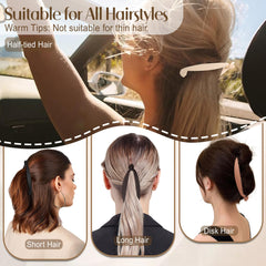Gift4U clips banana sin deslizamiento: diseño antideslizante para estilos duraderos.