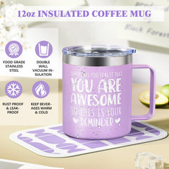 GiftPeak taza termica cafe 12 onzas, mantiene bebidas calientes por horas.