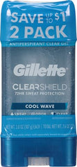 Aplicación rápida del gel claro de Gillette Endurance para frescura duradera.