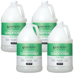 Ginger Lily Farms Club & Fitness acondicionador para cabello seco en botella, hidratación ligera.