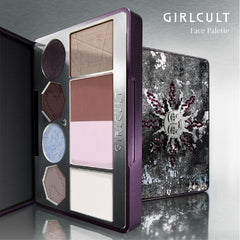 GIRLCULT paleta todo-en-uno iluminador para un resplandor suave