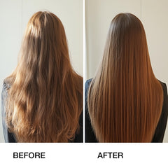 GK HAIR aplicación de crema sin enjuague, desenreda y controla el encrespamiento.