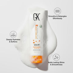 GK HAIR fórmula sin sulfatos en botella: limpieza suave sin perder hidratación